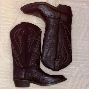 Express Rider Men’s 9 Trivette 114S3 cowboy Black Boots